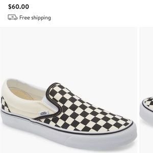 Checkered Vans M7 W8.5